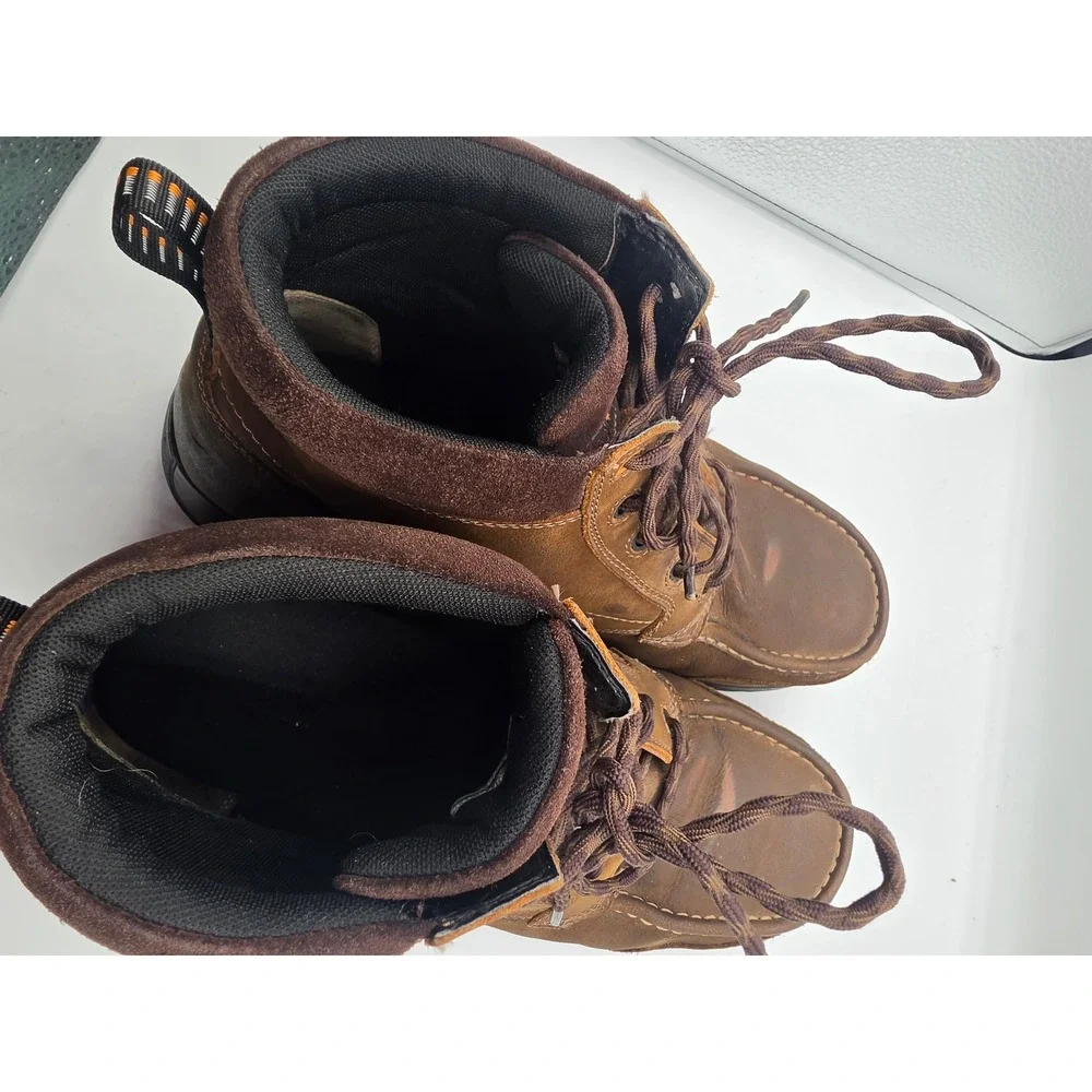 Ariat Work Mens Brown Leather Composite Toe Static Dissipative Boots 12EE